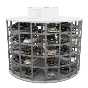 10 levels circular tower automated circular type smart parking system