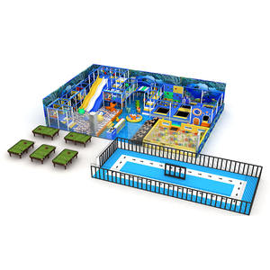 Petit <span class=keywords><strong>parc</strong></span> d'attractions sur le thème de la glace et de la neige, aire de jeux intérieure pour enfants dans un centre commercial, planification et conception gratuites - Product Image 3