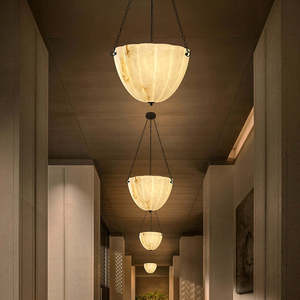 Italian Minimalist Pendant <b>Light</b> Round E27 <b>LED</b> Black Body 60CN80CM For Dining Room Lighting Fixture - Product Image 2