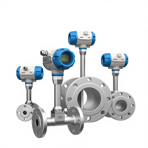 ステンレス鋼過熱蒸気渦流量計DC24VハートパルスIP65 DN100 4-20mA LPGガス蒸気OEMカスタマイズ液体<span class=keywords><strong>1</strong></span>% - Product Image 1