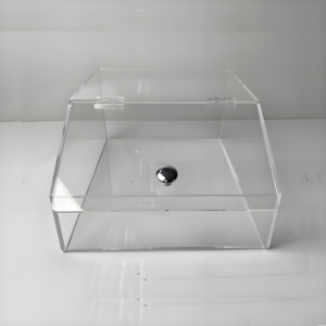 Hộp đựng kẹo trong suốt bằng <span class=keywords><strong>acrylic</strong></span> đặt hàng riêng, có thanh kim loại, thùng chứa hàng tạp hóa siêu thị, hộp đựng thực phẩm khô số lượng lớn bằng nhựa lucite cho cửa hàng bán lẻ - Product Image 4