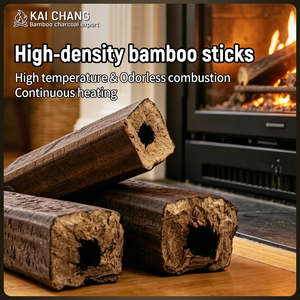 Bâtonnets de combustible biomasse en <span class=keywords><strong>bambou</strong></span>, poudre de <span class=keywords><strong>bambou</strong></span> pure pressée, combustion longue durée, vente en gros personnalisée - Product Image 5