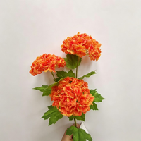 Fleurs artificielles en gros, hortensia boule de neige à 3 têtes, toucher réel, pour décoration de mariage et de maison, arrangement floral