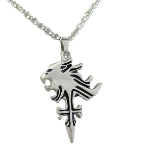 Cosplay Final Fantasy VIII 8 Griever Squall Leonhart Cruz cabeza colgante collares - Product Image 2