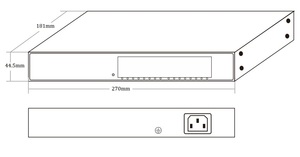สวิตช์อีเธอร์เน็ตกิกะบิต 16 พอร์ต สำหรับขายส่งเชิงพาณิชย์ DC48V ODM OEM สำหรับกล้องวงจรปิด IP ไร้สาย - Product Image 1