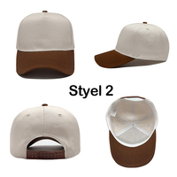 Gorra de Béisbol Unisex de Alta Calidad, Multicolor, de 5 Paneles, Casual, con Visera Plana, de Algodón, con Logotipo Bordado Personalizado, Ajustable