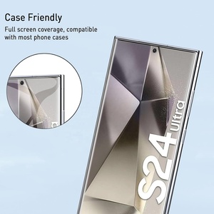 ฟิล์มกันรอยหน้าจอแบบนิ่มไฮโดรเจลซ่อมแซมตัวเองได้สำหรับ <span class=keywords><strong>Samsung</strong></span> <span class=keywords><strong>Galaxy</strong></span> S24 S23 S22 S21 Ultra จากผู้ผลิต - Product Image 5