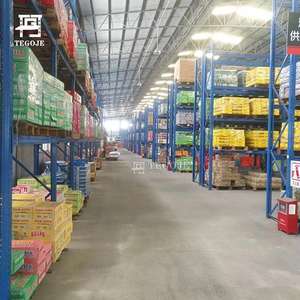 מערכת מדפים כבדה למחסן, מדפים סלקטיביים למעברים צרים, מדפי פלדה למשטחים - Product Image 2