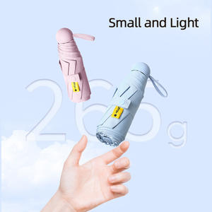 Venta al por mayor <span class=keywords><strong>paraguas</strong></span> Cápsula de bolsillo completamente automático para mujer estilo fresco revestimiento negro sombrilla <span class=keywords><strong>mini</strong></span> <span class=keywords><strong>paraguas</strong></span> - Product Image 2