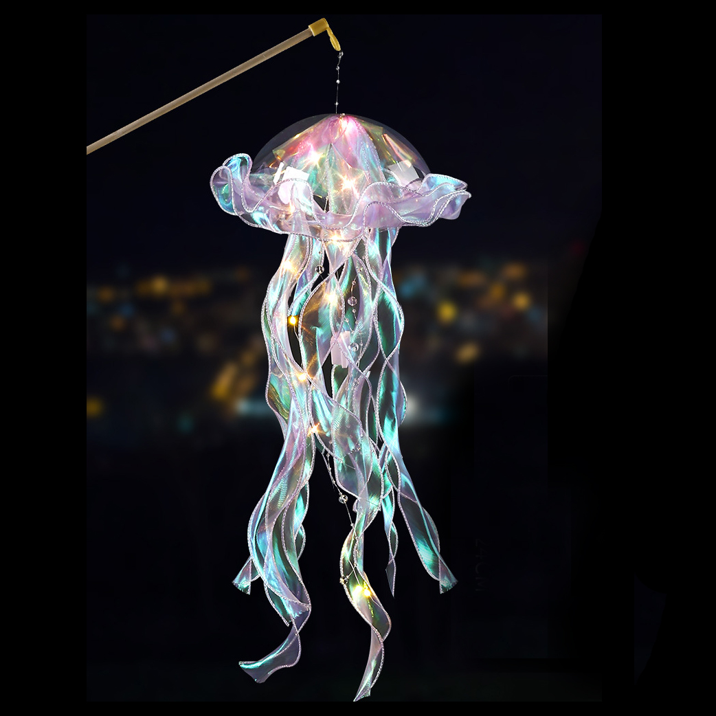 オーロラシームーンナイトライト新しい輝くおもちゃ装飾クラゲ