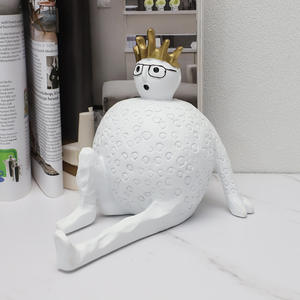Escultura Creativa de Personaje de Dibujos Animados, Adornos de Resina del <span class=keywords><strong>Principito</strong></span> para <span class=keywords><strong>Hotel</strong></span>, Oficina de Ventas, Modelo de Habitación, Arte, Decoraciones Navideñas - Product Image 3