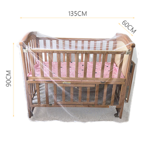 Nouveau design de tente moustiquaire carrée à baldaquin pliable en PE écologique pour bébés pour la protection contre les insectes - Product Image 6