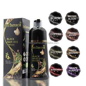 DYE EMPEROR, venta al por mayor, 3 en 1, champú a base de hierbas instantáneo negro marrón negro para refrescante tinte para el cabello para hombres y mujeres - Product Image 3