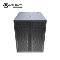 Accuracy Pro Audio WQ15D1 Altavoz Activo de Madera de 700W, Subwoofer de 15 Pulgadas, Caja Amplificadora, Subwoofers Activos de 15 Pulgadas