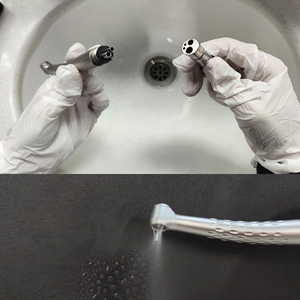 Pieza de Mano Dental Eléctrica de Acero de Doble Accionamiento, 2/4 Orificios, Turbina, ODM/OEM, Venta al por Menor - Product Image 3