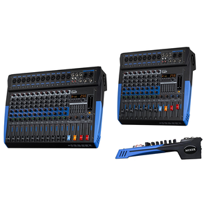 256 <span class=keywords><strong>DSP</strong></span> 효과 및 팬텀 파워 노이즈 캔슬링 기능 및 플러그 믹서를 갖춘 8/12/16 채널 DJ 믹서 사운드 보드 콘솔 - Product Image 1