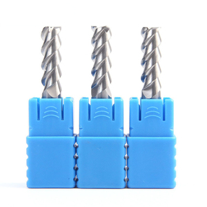 Fraise à bout en carbure de tungstène HRC45 à 3 cannelures, fraise CNC sans bavures, OEM - Product Image 1