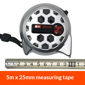 स्टेनलेस स्टील रिट्रेटेबल मापने टेप. कारपेंटर और इलेक्ट्रीशियन टूल | 7.5 मीटर वाटरप्रूफ ड्रॉप-प्रतिरोधी पोर्टेबल मीट्रिक नियम - Product Image 2