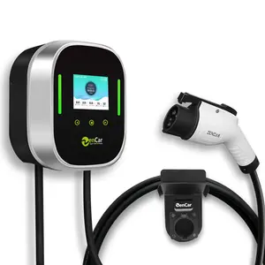 Chargeur de véhicule électrique Zencar Smart Wallbox 7.4KW 32A 240V avec prise SAEJ1772 T1 avec ou sans cartes RFID