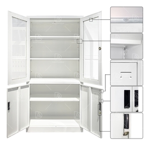 Tùy Chỉnh OEM Thép Tập Tin Tủ 5 Hai Lớp Kim Loại Văn Phòng Tủ Với Khóa Thép Tủ <span class=keywords><strong>Officeworks</strong></span> - Product Image 5