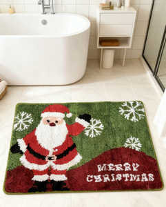 พรมเช็ดเท้าไมโครไฟเบอร์โพลีเอสเตอร์แบบทอสั่งทำขายส่ง OEM ซึมซับน้ำ แห้งเร็ว พร้อมแผ่นรองเมมโมรี่โฟม สำหรับห้องน้ำ - Product Image 6