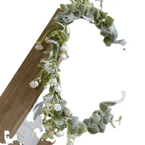 AYOYO OEM Couronne de fleurs Couronne florale artificielle Coiffe de mariée Verdure pour mariage Cérémonie Fête Festival