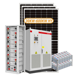 Système d'énergie solaire tout-en-un 30Kw 50Kw 60Kw 80Kw 100Kw, systèmes de générateurs hybrides industriels, version UE/US - Product Image 1