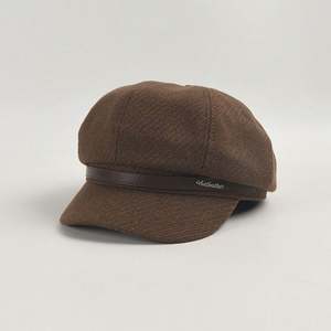 Nouveau Béret en Sergé Automne Hiver 2024 pour Femme – Chapeau Décontracté et Polyvalent, Casquette Newsboy Chaude et Tendance - Product Image 2