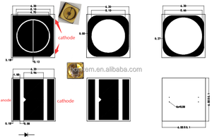 Daya Optik Tinggi 110Mw 293nm 295nm Uvb Led 5Watt Uv Led 295nm 290nm 293nm untuk Vitamin D - Product Image 6