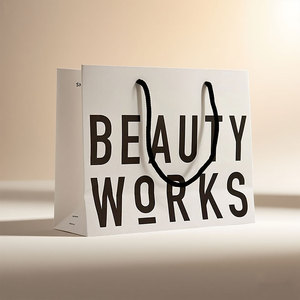 Tùy Chỉnh Giấy Mua Sắm Quần Áo Mua Sắm Quà Tặng Túi Với Xử Lý Bao Bì In Sang Trọng Siêu Lớn Kích Thước Túi Giấy Với Logo - Product Image 5