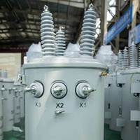 Precio de Fábrica Hongwei 100kVA 125kVA 160kVA 200kVA Transformador de Aislamiento Monofásico Sumergido en Aceite Montado en Poste 50/60Hz