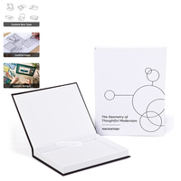 Boîte de rangement pour livres en carton biodégradable sur mesure, format A5 A4, boîte cadeau en forme de livre avec fermeture magnétique