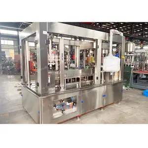Máquina de engarrafamento automática completa de suco enlatado/planta de enchimento e selagem/equipamento de enlatamento