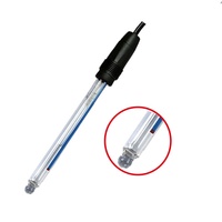 Sonde de pH industrielle en ligne spécialement conçue avec corps en verre et support ODM pour environnement aquatique marin