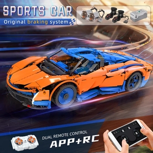 MOULD KING 13098 Technical Speedtail Super Racer Sports Car <strong>Bricks</strong> APP Remote Control Motorized Model Building <strong>Blocks</strong> for Boys - Product Image 3