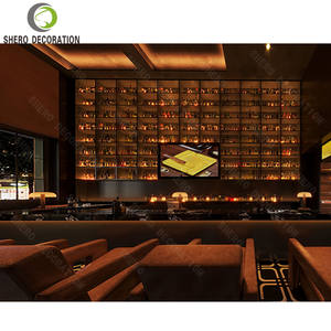 Maßgefertigte Moderne Zigarrenladen-Holzvitrine Design Rauchershop Wandvitrine - Product Image 1