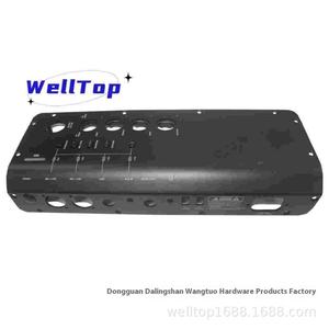 Châssis d'amplificateur de puissance en alliage d'aluminium industriel WellTop pour yacht, lot d'usine, sablage, oxydation, découpe laser - Product Image 4