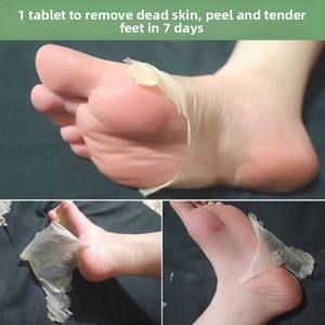 SKT Masque pour les pieds à l'aloe vera et chaussettes de <span class=keywords><strong>gommage</strong></span> liquide Produits de soin des pieds pour adultes pour les jambes et les pieds Masque pour les pieds exfoliant - Product Image 5