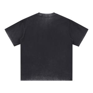 جودة عالية مخصص <span class=keywords><strong>3D</strong></span> النقش الرسم الثقيلة تي شيرت الرجال المتضخم طباعة الهيب هوب الشارع الشهير للرجال - Product Image 2