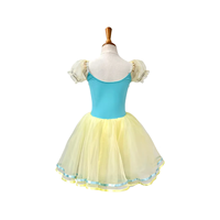 AL-R1282 Gaun Romantis Biru dan Kuning Tutu Balet untuk Anak Perempuan Kostum Coppelia Giselle untuk Kompetisi dan Pertunjukan Tari