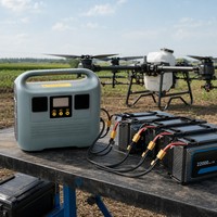 Chargeur-déchargeur intelligent rapide SKYRC PC2500, 2500W 4 canaux 12-14S LiPo LiHV pour batterie de drone agricole à charge lourde