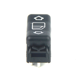 สวิตช์กระจกไฟฟ้าด้านหน้าซ้ายขวา Mercedes-Benz 300 แบบ 5 ขา รุ่น 1248204510 สีดำ อะไหล่ทดแทน - Product Image 1