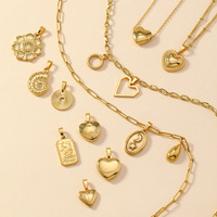 Nouveau Dainty été plage coquille étoile de mer soleil lune conque pendentif pour les femmes 18k plaqué or en acier inoxydable bijoux à bricoler soi-même accessoires