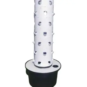 Indoor Plant Vertical Tower Garden Growing Systems Hydroponic Aeroponic 6-10layers 60Plants Selfwatering Growing Tower Kit