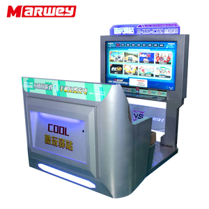 Nouveautés Marwey : Console de jeu rétro classique pour 2 joueurs avec manettes métalliques, machine de jeux vidéo pour centre d'amusement - Product Image 1