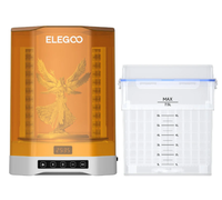 ELEGOO Mercury Plus 3.0, 7,5 L grande capacité de nettoyage, durcissement à 360°, compatible avec tous les modèles d'impression 3D en résine