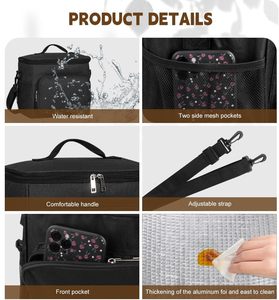 Customize Lunch Bag Work Office Picnic Beach Insulated Lunch Cooler Bag for Adult Lunch Bag with Adjustable Shoulder Strap - Product Image 4
