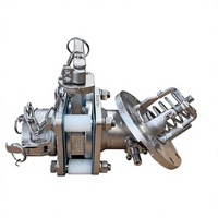 Vanne de fond combinée pour conteneur ISO pour le chargement et le déchargement de liquides en vrac