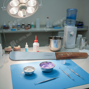 Espátula de laboratorio dental de 8 pulgadas 11R para mezcla de yeso y alginato, instrumento de acero inoxidable con mango ergonómico, certificado CE, quirúrgico - Product Image 3