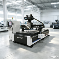 Vente en gros usine CA-1530 1325 2030 Routeur CNC à changement d'outil automatique avec capteur d'outil automatique pour la production de placards en bois massif